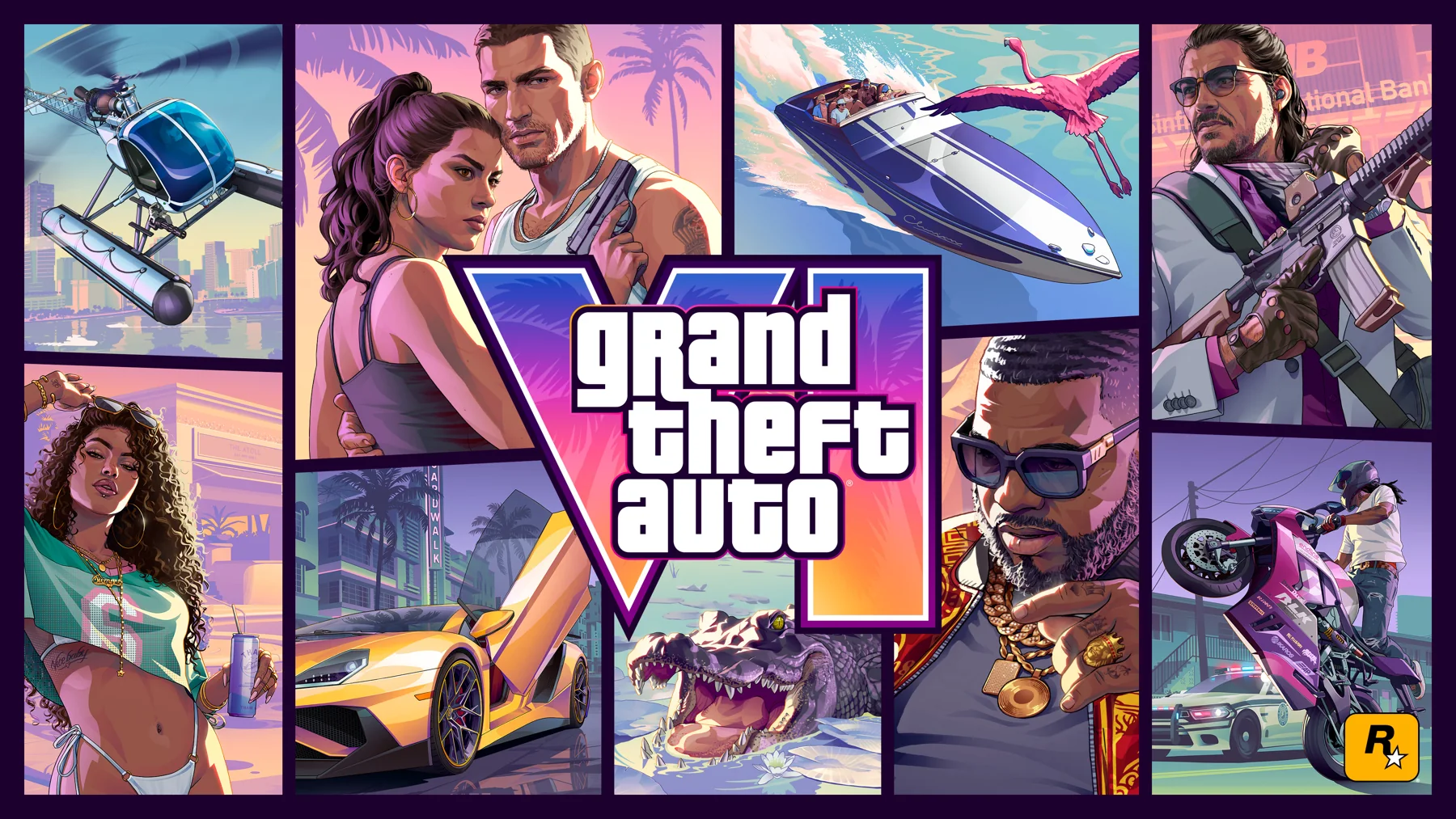 Официальная обложка Grand Theft Auto VI
